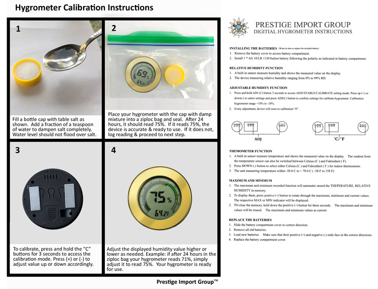 Don Salvatore Digital Hygrometer