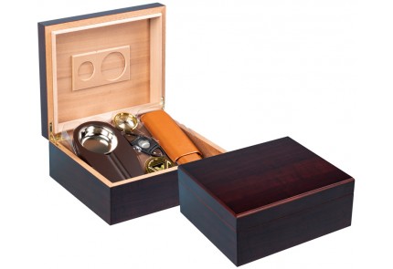 Diplomat Cigar Humidor Gift Set - Imperfect