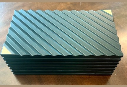Custom Black Linear Humidor