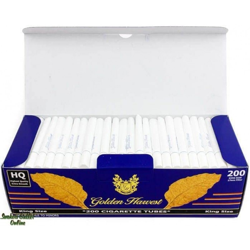 Ramback Elite Cigarette Filter Tubes & Golden Harvest Blue Buy Empty