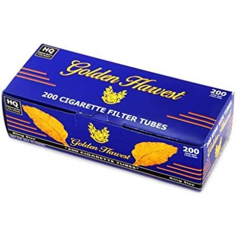 Ramback Elite Cigarette Filter Tubes & Golden Harvest Blue Buy Empty