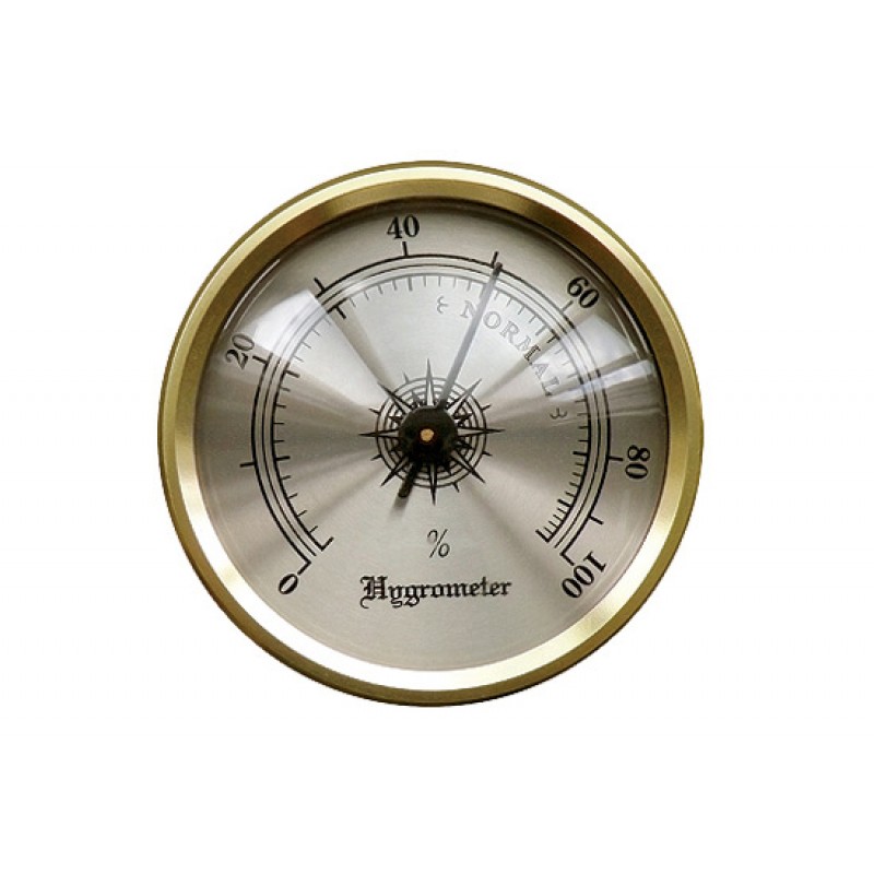 Best Analog Hygrometer for Humidor with Handsome Brass Frame