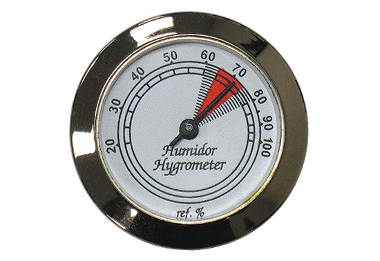 Analog Silver Frame Hygrometer
