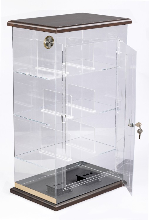 Volterra Wood Acrylic Cigar Humidor Display | 1st Class Humidors
