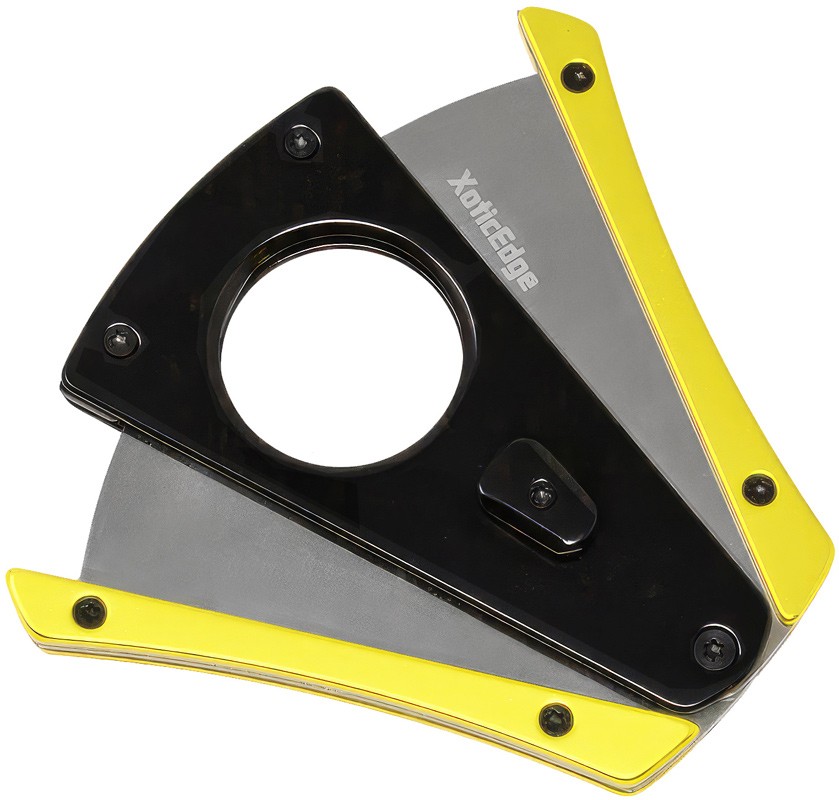 XhaleX Yellow & Black Cigar Cutter