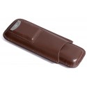 Cigar Leather Case w/ Cutter (Brown)