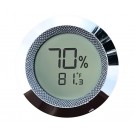 Small Digital Hygrometer w/ Calibration (Silver)