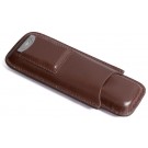 Cigar Leather Case w/ Cutter (Brown)