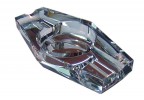 Hexagon Crystal Cigar Ashtray Imperfect