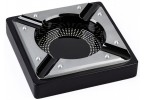 Saint Lucia Metal & Black Ashtray