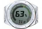 Watch Bezel Digital Hygrometer (Silver)