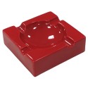 Large High Gloss Red Ceramic Ashtray