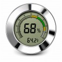 Digital Hygrometer with Calibration (Silver)