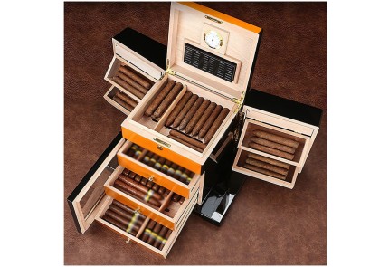Modern Humidor Box Buy Genova Contemporary Modern Art Deco Humidor Cigar Box