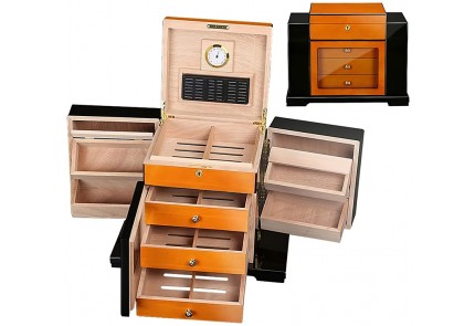 Modern Humidor Box Buy Genova Contemporary Modern Art Deco Humidor Cigar Box