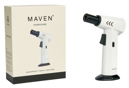 Maven Hurricane Cigar Torch Lighter (White)