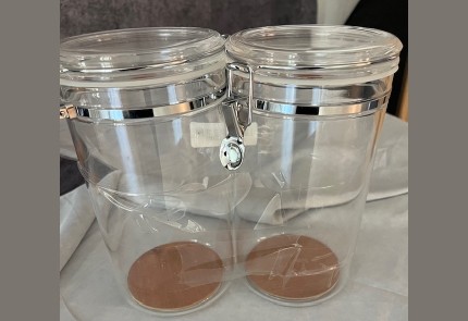 Acrylic Cigar Jar Humidors - Imperfect