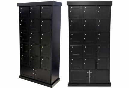 Cigar Locker Cabinet (Black)