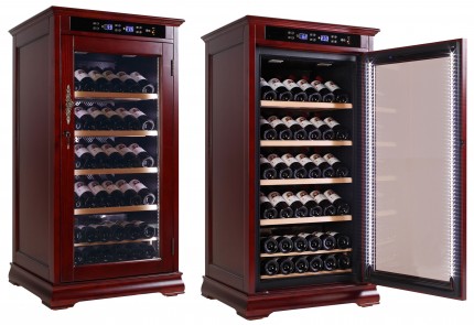 Wine Cooler Cabinet Refrigerator Temperature Controlled Cabinet