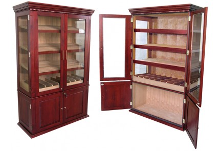 THE Billagio Large Display Humidor Cabinet Imperfect