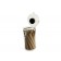 An open humidified cigar jar humidor with cigars inside showing round humidifier on the lid