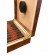 Close-up of a portable humidor and its humidifier