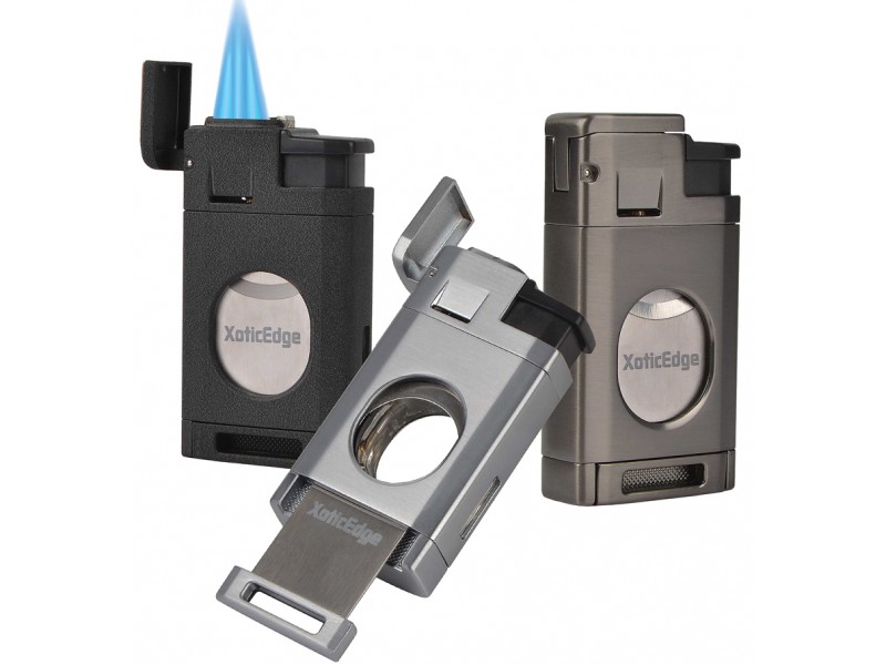 Aurora High-End Triple Torch Lighter with Cutter