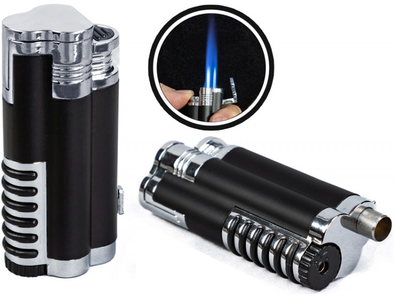 laser cigarette lighter Triple Flame Cyclone Torch Lighter