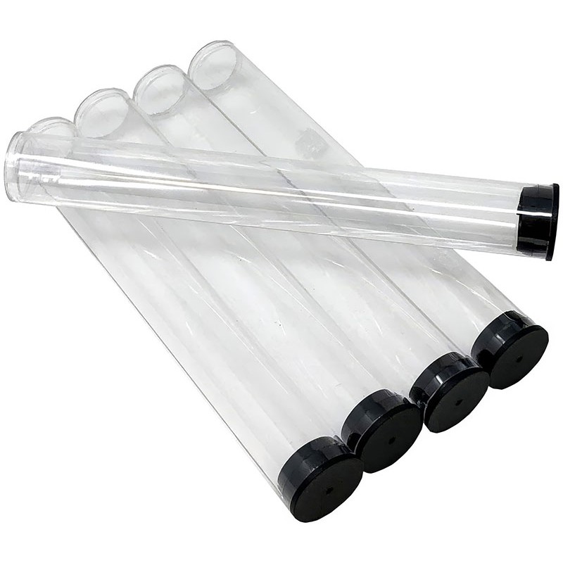 Plastic Storage Tube - Clear Cigar Tubes