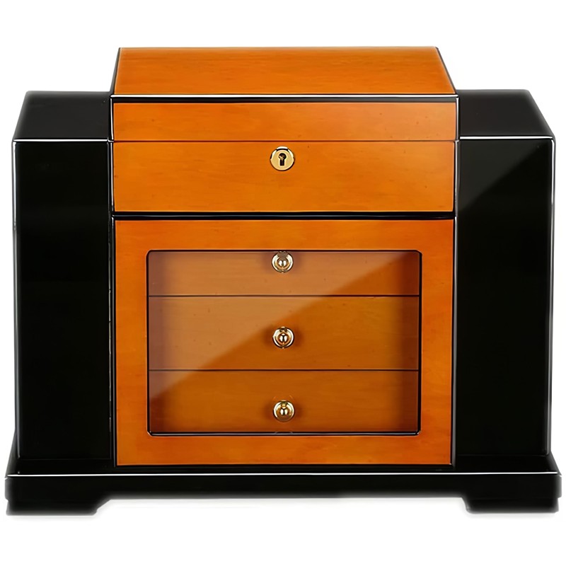Modern Humidor Box Buy Genova Contemporary Modern Art Deco Humidor Cigar Box