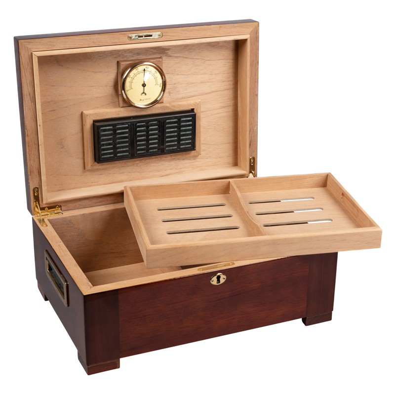 Tobacco Leaf Humidor - Stunning Stetson & Santa Barbara