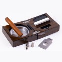 Folding Ashtray Set w/ Accessories