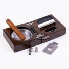 Folding Ashtray Set w/ Accessories
