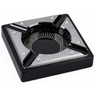 Saint Lucia Metal & Black Ashtray