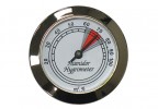 Analog Silver Frame Hygrometer