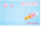 It's a Girl Gift Card