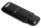 Cigar Leather Case w/ Cutter (Black)