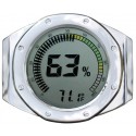 Watch Bezel Digital Hygrometer (Silver)