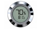 Small Digital Hygrometer with Calibration (Silver)