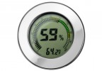 Digital Hygrometer w/Calibration (Silver)