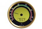 Gold Round Digital Hygrometer