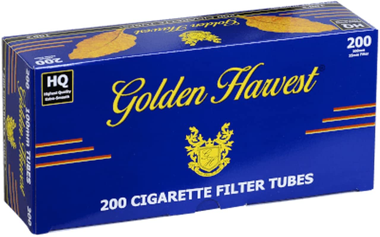 Ramback Elite Cigarette Filter Tubes & Golden Harvest Blue - Buy