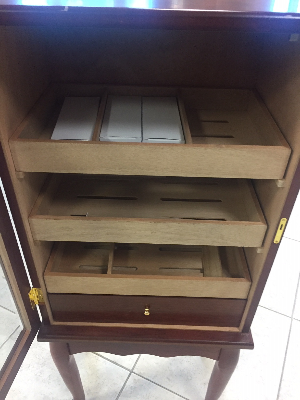 1st Class Cigar Humidors The Oxford Free Standing Humidor Cabinet
Special